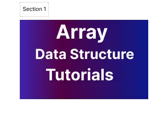 Array Data structures