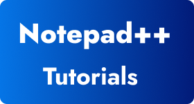 Notepad++ - Find and Replace