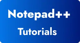 Notepad++ - Find and Replace