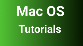 MacOS - MacOS tutorials